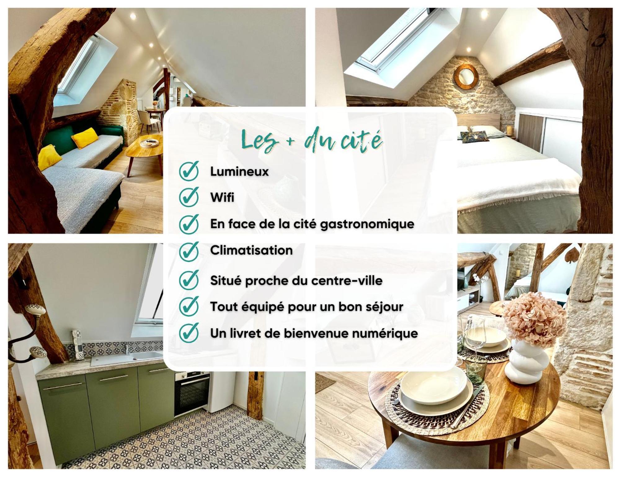 Le Cite Apartment Dijon Bagian luar foto